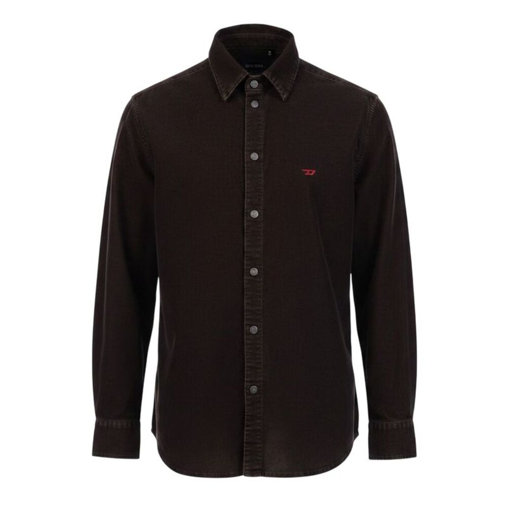 Diesel Mens Simply Plain Overshirt / Brown